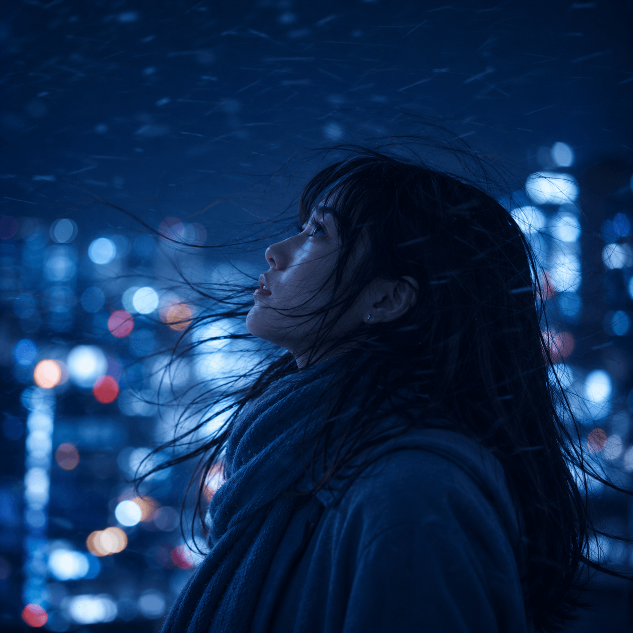 風の中で